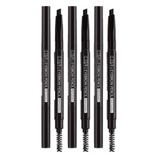 르나르도 로쎄앙 아이브로우펜슬 프로페셔널 0.2g, 01 블랙, 3개
