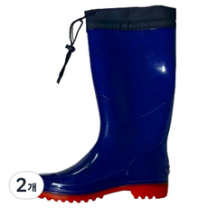TIS 抽繩式橡膠雨靴 海軍藍, 2個