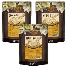colorfood 국산 현미가루, 500g, 3개