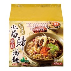 味王 巧食齋 當歸藥膳湯麵 全素 85g, 4包