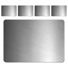 TengYue 寵物涼感降溫散熱鋁板 小(10 x 6cm), 5個, 銀色