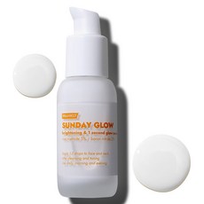 frankly Sunday Glow 1秒煥顏菸鹼醯胺精華, 1瓶, 37ml