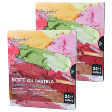 조르조네 소프트 고급형 오일파스텔, 24색, 2개