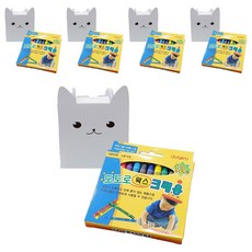 KINDER MOM 幼兒園生日禮物 12色蠟筆組5組, 巧克力, 1套