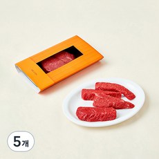 설로인 1++(7) 한우 양지 국거리용 (냉장), 300g, 5개