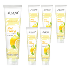 Shakat 面部身體去角質去角質凝膠檸檬馬鞭草味, 310ml, 6個