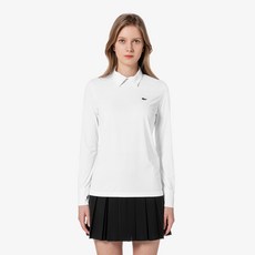 라코스테 여성용 카라 레이스레이어 긴팔 티셔츠 TF210E-55G
