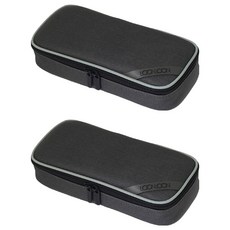 LOONLOON 667 Mellow 標準筆袋, 時尚灰, 2個