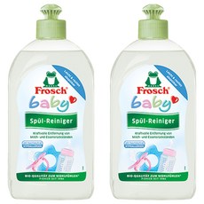 Frosch 德國小綠蛙 德國嬰兒奶瓶清潔劑, 500ml, 2個