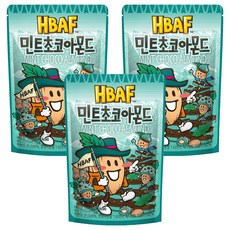 HBAF 杏仁果 薄荷巧克力味, 120g, 3包