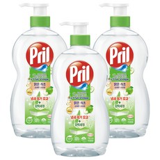 Pril 淨麗 純淨食醋的秘密 清爽蘋果香廚房洗潔精, 3個, 700ml