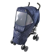 MomNest 通用抗寒推車雨罩 M號, 海軍藍