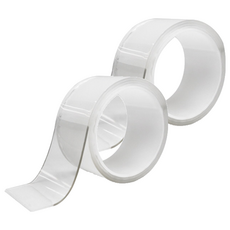 PnStore 防滑凝膠型強力雙面膠帶 50mm x 1m, 2個, 透明