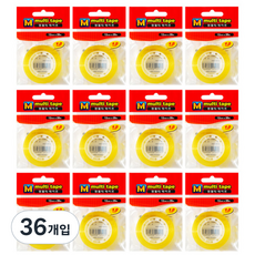 M시리즈 엠멀티 셀로판 테이프 리필 12mm x 20m, 36개입