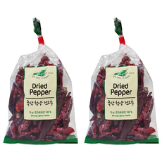 국산 청양 건고추, 2개, 70g