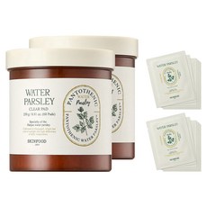 스킨푸드 판토테닉 워터 파슬리 클리어 패드 기획 세트 250g, 60매입, 2개