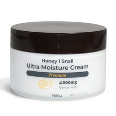 Nella Honey One Snail 超保濕霜高級, 80ml, 1罐