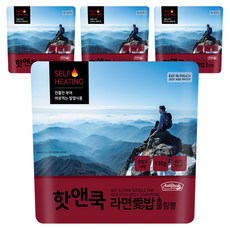 이지밥 핫앤쿡 라면애밥 불짬뽕, 110g, 4개