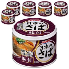 HOKO 寶幸 鯖魚罐 味付醬油 日本產鯖魚, 190g, 6罐