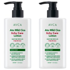 AVCA Ato溫和積雪草止癢護理乳液, 300ml, 2瓶
