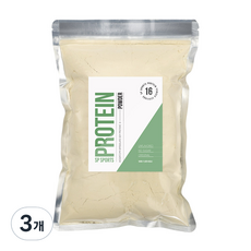 SP스포츠 분리대두단백분말 ISP, 500g, 3개