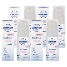 사노산 페이스 베이비 크림, 4개, 50ml