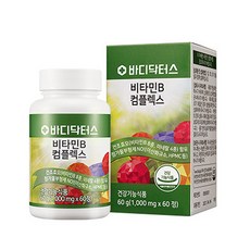 바디닥터스 비타민B 컴플렉스 영양제, 1개, 60정
