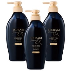 TSUBAKI 思波綺 頂級EX受損修護洗髮乳 山茶花, 3個, 450ml