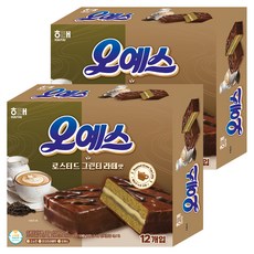 HAITAI 海太 Ohyes 烤綠茶拿鐵口味 12p, 2個, 360g