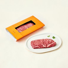 설로인 한우 1++(8)등급 채끝 구이용 (냉장), 300g, 1개