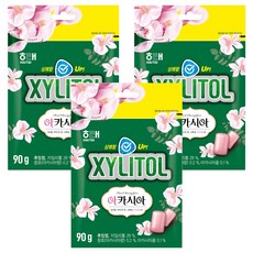 해태제과 자일리톨 아카시아 껌, 90g, 3개
