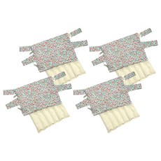 Sumiin 紅豆沙包+小袋套裝中號藍花, 4組