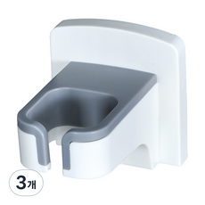 언헤브 심플 드라이기 걸이, 01 화이트, 3개