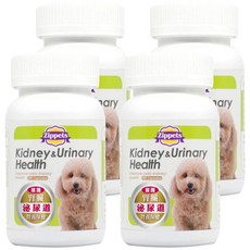 Zippets 吉沛思 犬用複合腎臟及泌尿保健膠囊, 60顆, 泌尿系統/腎臟護理, 4罐
