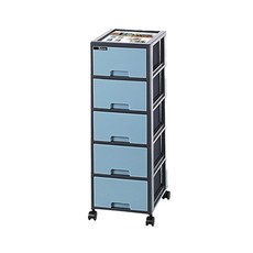KEYWAY 維基 A4深型五層櫃 附輪 DA850-1 藍色, 1個