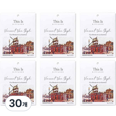 디스이즈명화 걸이형 종이 사쉐 유칼립투스 스파, 4g, 30개, 유칼립투스스파