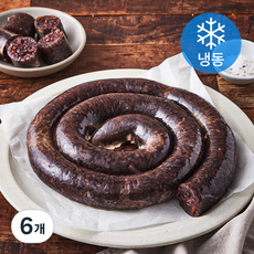맘으로 도야지 옛날 찰순대 (냉동), 1kg, 6개