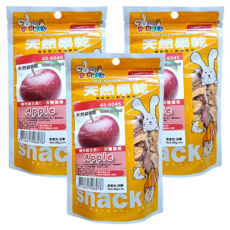 PINKIN 天然蘋果乾, 50g, 3包