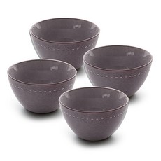 PRELUDE Capri陶瓷碗, 4個, 酒紅色