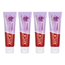 AVCA 兒童葡萄味牙膏, 4個, 60ml