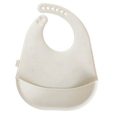 mugu 沐咕寶貝 矽膠圍兜 295 x 260mm, Snowie 雪白北極熊, 1件, 1件