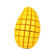 Petopia 拍拖皮婭 寵物天然橡膠超耐咬玩具, 芒果, 1個