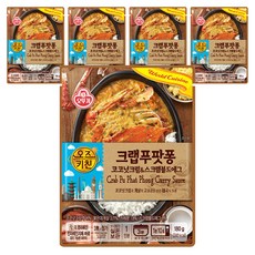 오뚜기 오즈키친 크랩푸팟퐁, 180g, 5개