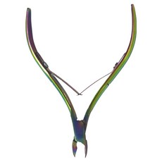 SC優選 不鏽鋼美甲死皮鉗, 1支, 彩色鈦色