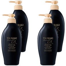 TSUBAKI 思波綺 頂級EX受損護理&修護潤髮乳 護髮素, 4個, 450ml