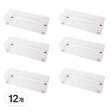 데코 센스 스텝 바구니, 화이트, 12개