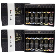 그때커피 콜드브루 더치커피 50ml x 6종 선물세트 + 쇼핑백, 선물상자 + 레시피카드, 2세트