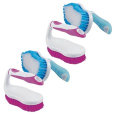 River Green 寬版地板刷 2p組, 粉紅色 + 藍色, 2套