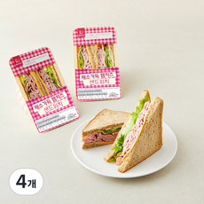 은성파머스 채소가득 햄치즈 샌드위치, 135g, 4개