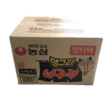 너구리 앵그리RtA 봉지라면 121g, 40개